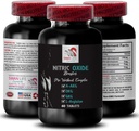 A-AKG - NITRIC OXIDE BOOSTER - nitrat suplemen oksida untuk laki-laki, energi olahraga, tenaga pompa, formula fitness, daya tahan formula, fokus kinerja, campuran energi, daya meningkatkan 1 Botol 60 tablet