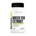 NutraBio Green Tea Extract, Adds Antioksidant Benefts and Helling Overall Health and Well- Being, 500mg - 90 Kapsul