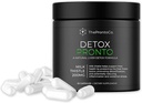 Pronto Liver Detox Supplement - Milk Thistle Extract 200mg, Liver Cleanse & Dukung Pil, Detox Formula untuk Kesehatan Hati, 50 Kapsul