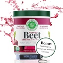Green Foods - Organic Beet Essence Juice Powder- Nitric Oxide Super Food, Wholefood Antioksidant, Energi Alam, Endurance, Detox, 5.3oz (30 Servings Key Chain Bonus