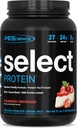 Pescience Select Protein Powder, Whey dan Casein Blend, Clean Protein Powder for Women and Men, Low Calorie, Low Carb, Keto Frienden, Gluten Free, Strawberry Cheesecake, 27 Servis