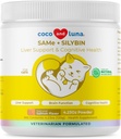 Sama dan Silybin untuk Kucing - S-Adenosyl- L-Methionine - 120g Powder - Pendukung Hati - Promosi Kognitif dan Dukungan Hati