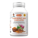 ANDREW LESSMAN Turmeric 400mg - 120 Capsules - 95% Curcuminoid sebagai kompleks Phospholipid untuk Optimum Benefits dan Absorpsi, Ekstrak Tersedia Potensi Tinggi, Mudah Kecil untuk Swallow Capsules