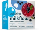 UpSpring Milkflow Electrolite Breathfeating Supplement Minum Mix Fenugreak- Free, Moringa & Blueberry Acai Flavor, Suplemen Lactation untuk Dukungan Suppply Breast Milk dan Kembalikan Elektrolit, 16 Mixes