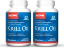 Jarrow Formulas Krill Oil - 60 Softgels - Phospholipid Omega-3 Kompleks dengan Astaxanthin