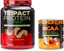 Nutrologi TRIACT Vegan Powder, untuk Vegan Protein Shakes, Peanut Butter Vanilla (20 Pelayan Alam) BCAA, Tanaman Based BCAA Powder, Orange Coconut Flavor (30 Pelayan)