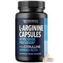 L-Arginine Kapsul dengan L-Citrulline - Nitric Oxide Suplement - L Arginine dan L Citruline Blend - 120 Count - Vegan, Non-GMO Capsules for Performance, Endurance and Muscle Suppply - 2 Bulan