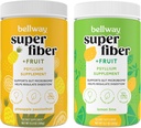 Bellway SuperFiber Powder + Fruit, Sugar Free Organic Psyllium Husk Powder Suplement for Regularitas, Bloating Relief & Gut Health, Non-GMO, Panies Passion & Lemon Lime