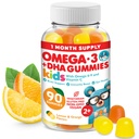 DR. MORITZ Vegan Omega 3 Gummies for Kids and Toddlers (90 Cacah Anak Omega 3 Gummies for Brain and Heart Health, No Fish Oil and Gluten Free