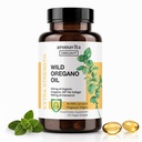 Vegan Wild Oregano Oil Capsules Organik, 8690% Carvacrol - 125mg Oil dari Oregano per Softgel - Imune dan Digetical Dukungan, Natural Antioksidant, Vegan, Non GMO, 120 Capsules