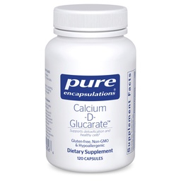 Ensulasi Murni Calcium-D- Glucarate 124; Tambahan untuk Mendukung Kesehatan Sel di The Liver, Lungs, Brest, dan Colon * 124; 120 Capsules