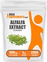 BulkSuppliments.com Alfalfa Extract Powder - Alfalfa Supfuge Hijau - Vegan & Gluten Free, Suplemen Hijau - 500mg per Serving, 1kg (2.2 lbs) (Paket 1)