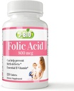 J-Bio Folic Acid 800mcg (120 Tablet) Daily Health Regimen & Prenatal Care for Women
