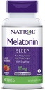 Natrol Melonatin Maksimal Kekuatan Cepat melarutkan rasa Strawberry 10 mg 60 Tablet (Paket 2)