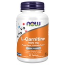Sekarang Suplemen Makanan, L- Carnitine 1.000 mg, Bentuk Pure, Asam Amino, Dukungan Fitness *, 50 Tablet