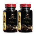 Suplemen Air Away - Ginjal, Pil Air Out Natural Ultra, Diuretika untuk Retensi Air dan Dukungan Keseimbangan, Preneate, Turmeric - 2 Botol 120 Kapsul