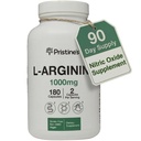 Suplemen PRISTINE L Arginine untuk Pria & Perempuan - 10000mg Kasules 90 Hari Supply Oxide Nitric & Pre Workout Amino Dukungan