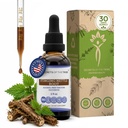 Rahasia Suku Stinging Nettle Alcohol-Free Liquid Extract, Stinging Nettle (Urtica Dioica) Root kering (2 FL OZ)