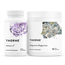 THORNE - Sleep Duo - Magnesium Bisglycinate powder + Melona- 3 untuk Restful Sleep - 60 Servis