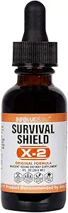 Infofars / Infowar 's Life - Survival Shield X-2 Nascent Iodium (1 oz) / Made in USA / Sama Hari Kapal