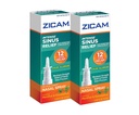 Zicam Intense Sinus Relief No- tetes Liquid Nasal Spray dengan Cooling Menthol & Eucalyptus, 0.5 Ounce (Paket 2)