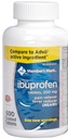 Anggota Mark Ibuprofen Tablets Berlapisan 200mg Reliever Fever Reducer, 1 Botol, 600 tablet