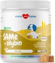 Sama dengan Dogs - 90 Soft Chews - S-Adenosyl- L- Methionine, Liver Suplemen - Kesehatan Hati, Dukungan Probut Kognitive, Dukungan Hati (Pemasak Lembut Sama & Silybin)