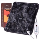 Bearhug XL Electric Haating Pad 20 "x24" Double-Sided Fur Heated Pad, 6 Heat Levels, 2H Auto- Off, Moist & Dry Heat Therapy for Back Pain Relief, Machine Washable, ETL Certifikasi, Gift Box