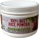 Red Ace 100% Certified Organic Beet Juice Supder / Nitric Oxide Booster / Helling Stamina, No Sugar Added, Non GMO, 5.3 oz Jar