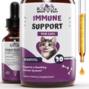 Dukungan Imune bagi Kucing - Membantu Mendukung Sistem Imune Sehat - Cat Imune Booster - Cat Ammune Dukungan - Cat Imune Supplemen Dukungan Imune