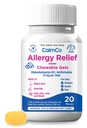 "CalmCo Adult Relief Gummy Bites" dengan Diphenhydramine - Antihistamin Chewable untuk Sneezing, Hidung Runny & Itchy Eyes, Obat Allergy malam hari untuk Ages 12 +, Fantasy Fruit Flavor, 20 Count