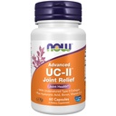 Suplemen NOW, UC-II Advanced Relief Bersama dengan Undenatured Type II Collagen, plus Hyaluronic Acid, Boron, Vitamin D-3, 60 Veg Capsules