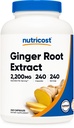 Nutricost Ginger Root Extract 240 Capsules for 240 Servings Per Bottle