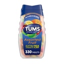 TuMS Chelable Antax Tablet untuk Bantuan Heartburn Ekstra, Great for a Summer BBQ - Assored Fruit Flavors - 330 Count