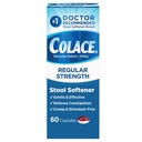 Colace Reguler Power Spool Softtener 100 mg Capsules 60 Count Docurate Sodium Stool Softtener untuk Gentle Dependable Relief
