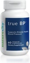 NaturreCity TrueBP 124; Suplemen untuk Mendukung Blood Flow for Heart Health 124; Megaturnial- BP 80mg 16% Oleuropein (60 Veggie Capsules) Non-GMO, Gluten Free