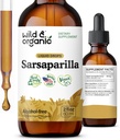Wild & Organic Sarsaparilla Root Drops - Detox Cleanse Drops