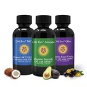 C60 Evo All-Natural Edible Oil, Mini Oil Sampler Set with Pure C60 ESS60, Ammune Support and Joint Supplemen with Olive Oil, Avocado Oil & MCT Coconut Oil, Set dari 3, 2 oz