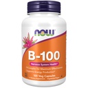 Suplemen Sekarang Makanan, Vitamin B-100, Produksi Energi *, Gugup Sistem Kesehatan *, 100 Veg Capsules