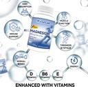 Absorpsi Tinggi Zinc dan Magnesium (60 Count) Bundle - Magnesium untuk Kram Leg dan Sore Muscles Relief - Zinc untuk Dukungan kekebalan dan Pemulihan - dengan Vitamin B6, D dan E