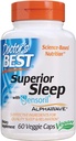 Doctor 's Best Superior Sleep with Sensoril, Formula Contains Ashwagandha, 5-HTP, L- Theanine & GABA, 60 Count