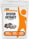 BulkSuplements.com Oyster Extract Powder - Zinc Suplemen, dari Whole Oyster Shells - Gluten Free, 500mg per Serving, 500g (1,1 lbs) (Paket 1)