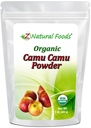 Z Natural Organic Camu Powder, Natural Vitamin C Suplemen untuk Dukungan Imune Boost & Mood, Mix in Smoothies, Minuman & Recips, Powder Superfood, Raw, Vegan, Non GMO, Gluten Free, 1 lb