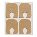 Aetna Foot Products - Adhesive Feel U- Shaped Callus or Toe Pads, Pack of 100, 1 / 8 "Thick
