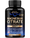 Magnesium Citrate Capsules 100mg 124; High Absorpsi Suplemen - Tidur, Muscle & Heart Dukungan - Vegan 124; Non-GMO - dibuat di AS - Sebagai Powder 124; Pil 124; Tablet - 120 Capsules, 2 Pasokan Bulan