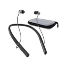 Neckband Hearing Aids for Seniors, Rechargable Hearing Aid Bluetooth Headphone with Noise Cancelling Hearing Amplifier for Hearing Loss Black