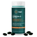 Iwi Omega-3 Sport, 60 Softgels (30 Pelayan), Plant - berbasis Vegan Algae Omega 3 dengan DHA, Exercise Recovery Dukungan Tambahan Diet, Krill & Fish Oil Alternative, No Fishy Aftertaste