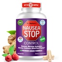 Dr. Barton 's Nausea Stop - Nautial Ginger, Non- Drowsy Nausea Relief Pills for Dewasa & Kid, Anti Nausea, Upset Stomach, Morning Sickness & Pregnancy Nausea - Travel Essentials - 80 Capsules (1 Pack)