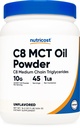 Nutricost C8 MCT Powder 1LB (16.2oz) - 95% C8 MCT Oil Powder
