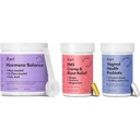Tambahan Rael untuk Perempuan Bundle - Keseimbangan Hormone, Myo- Inositol & D- Chiro Inositol (30 Hari Supply) & Progories, 15 Milyar CFU (Persediaan Hari 30) & PMS (28 Kapsul)